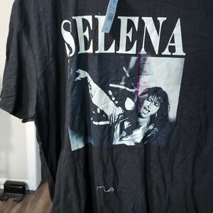 Selena Graphic Black Short-Sleeve Women’s T-Shirt